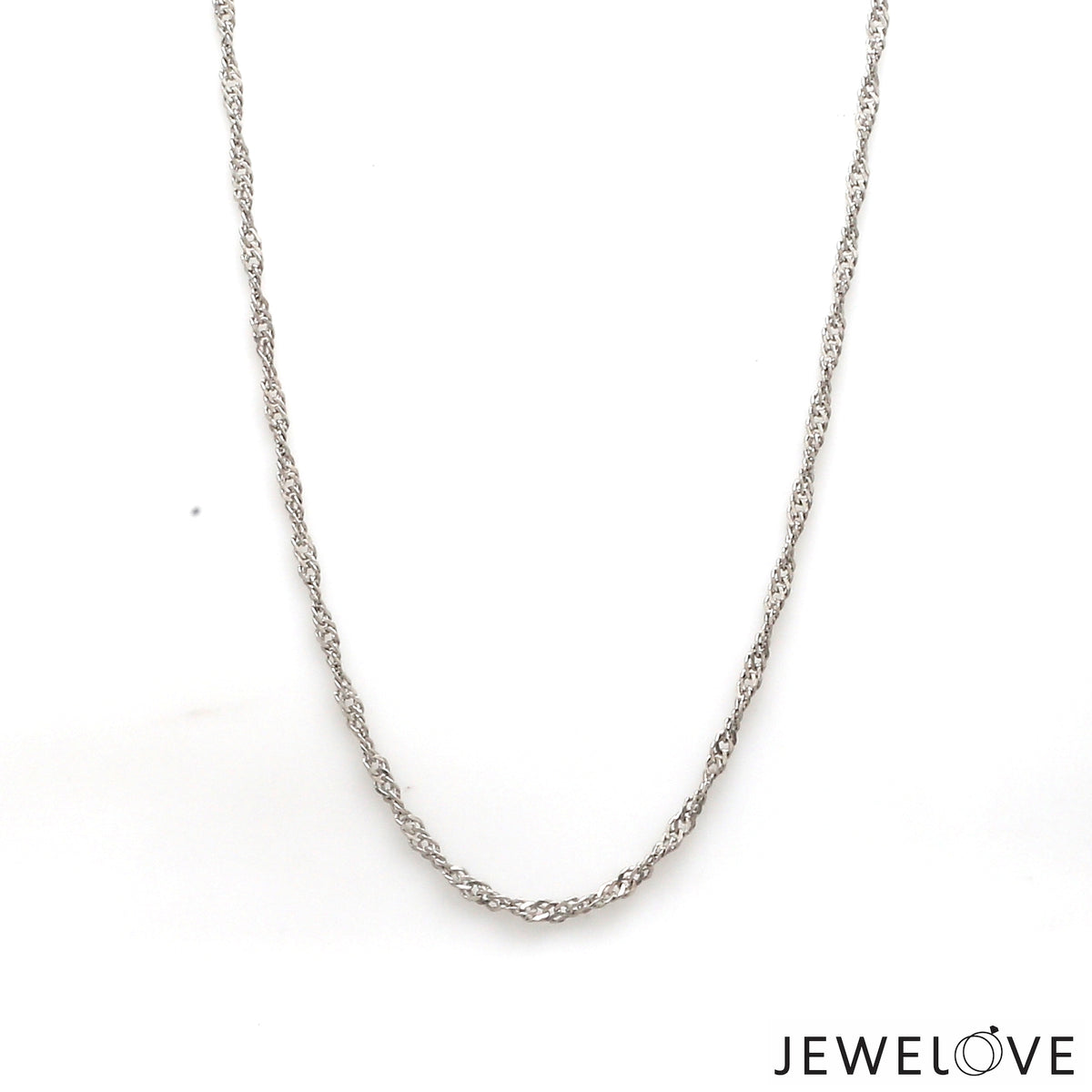 2mm Japanese Platinum Singapore Chain for Women JL PT CH 1221