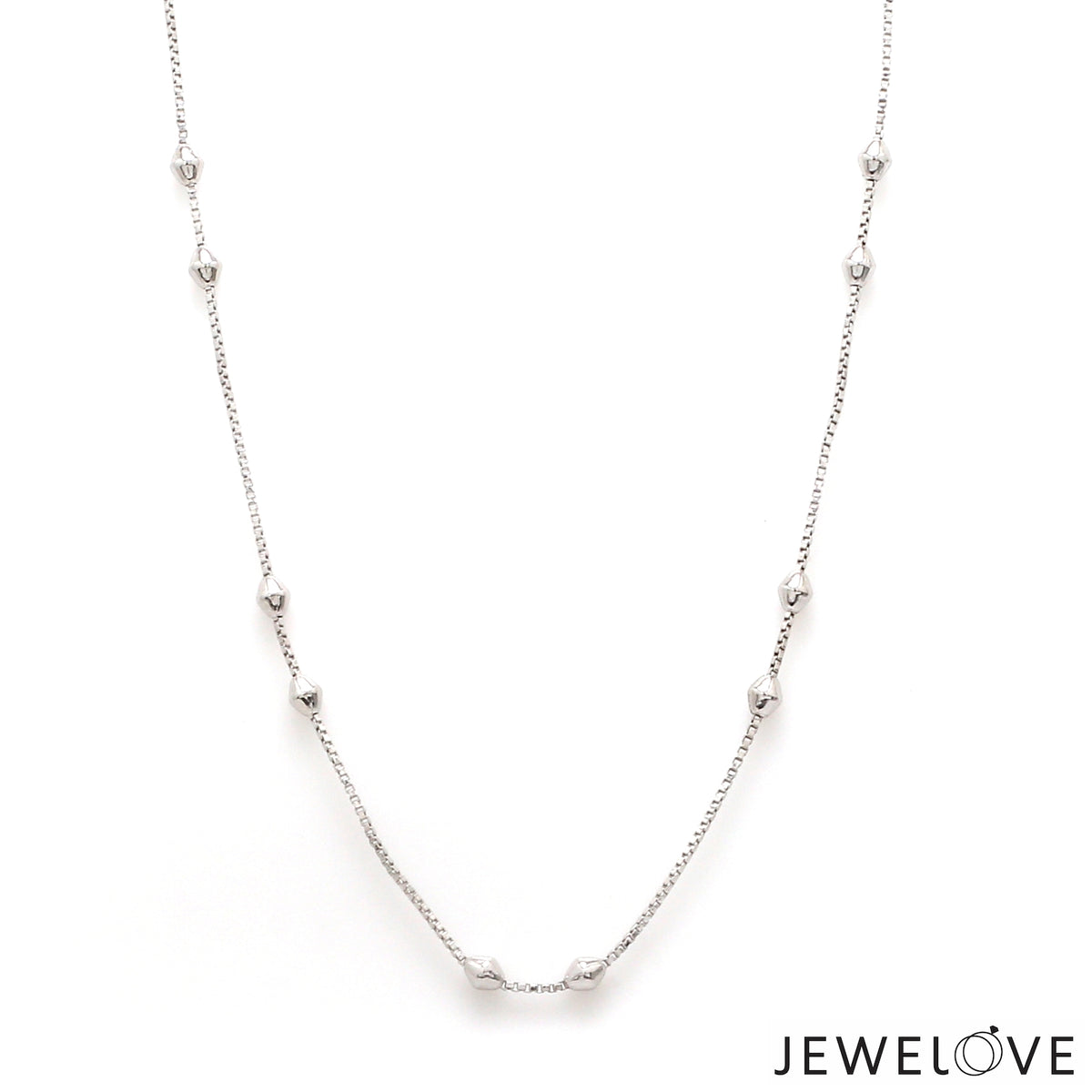 Platinum Necklace Chain for Women JL PT CH 1387 – Jewelove.US