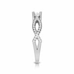 Load image into Gallery viewer, 50-Pointer Lab Grown Solitaire Platinum Twisted Shank Engagement Ring for Women JL PT LG G R-59
