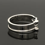 Load image into Gallery viewer, Platinum OM Trishul Ring for Men JL PT 1367

