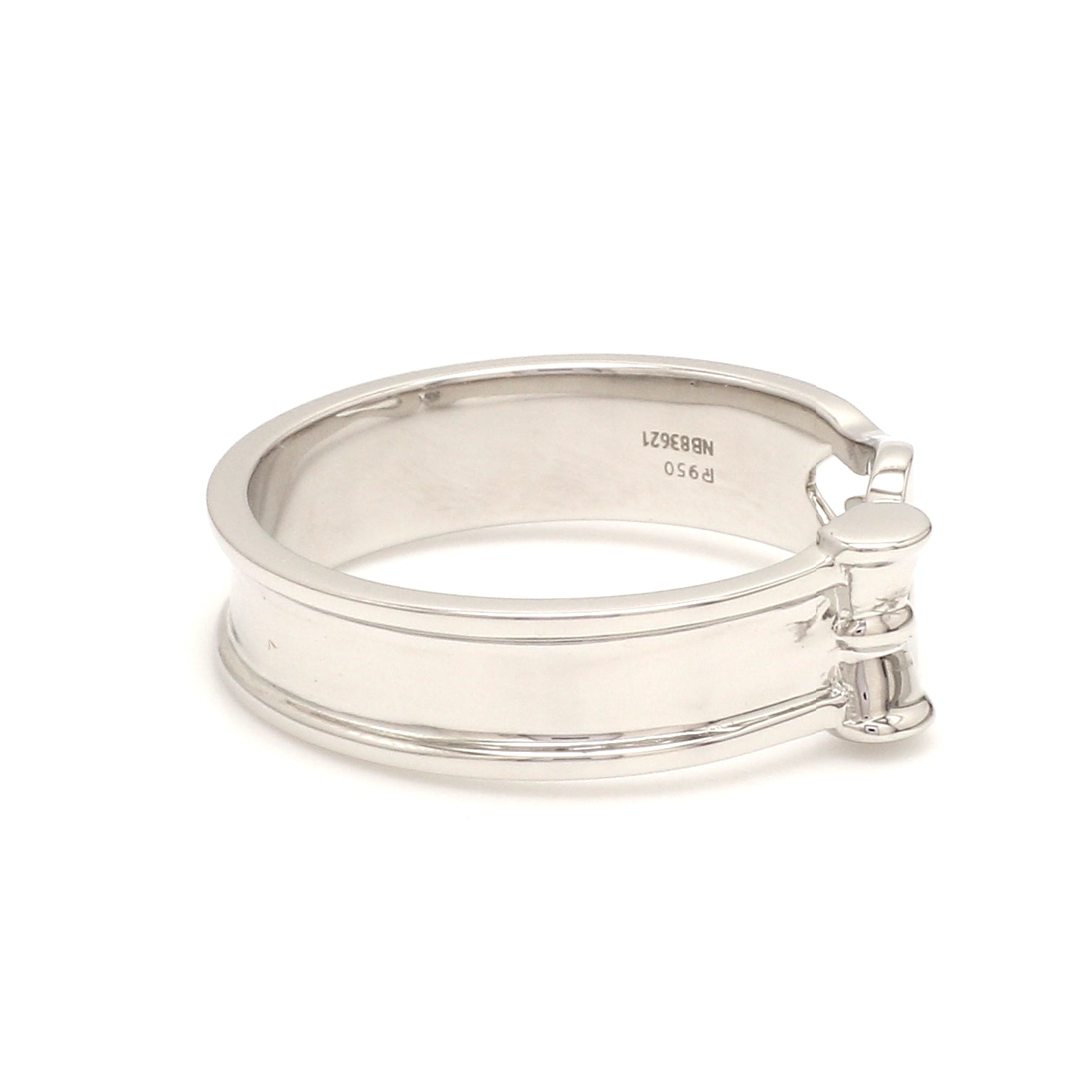 Platinum OM Trishul Ring for Men JL PT 1367
