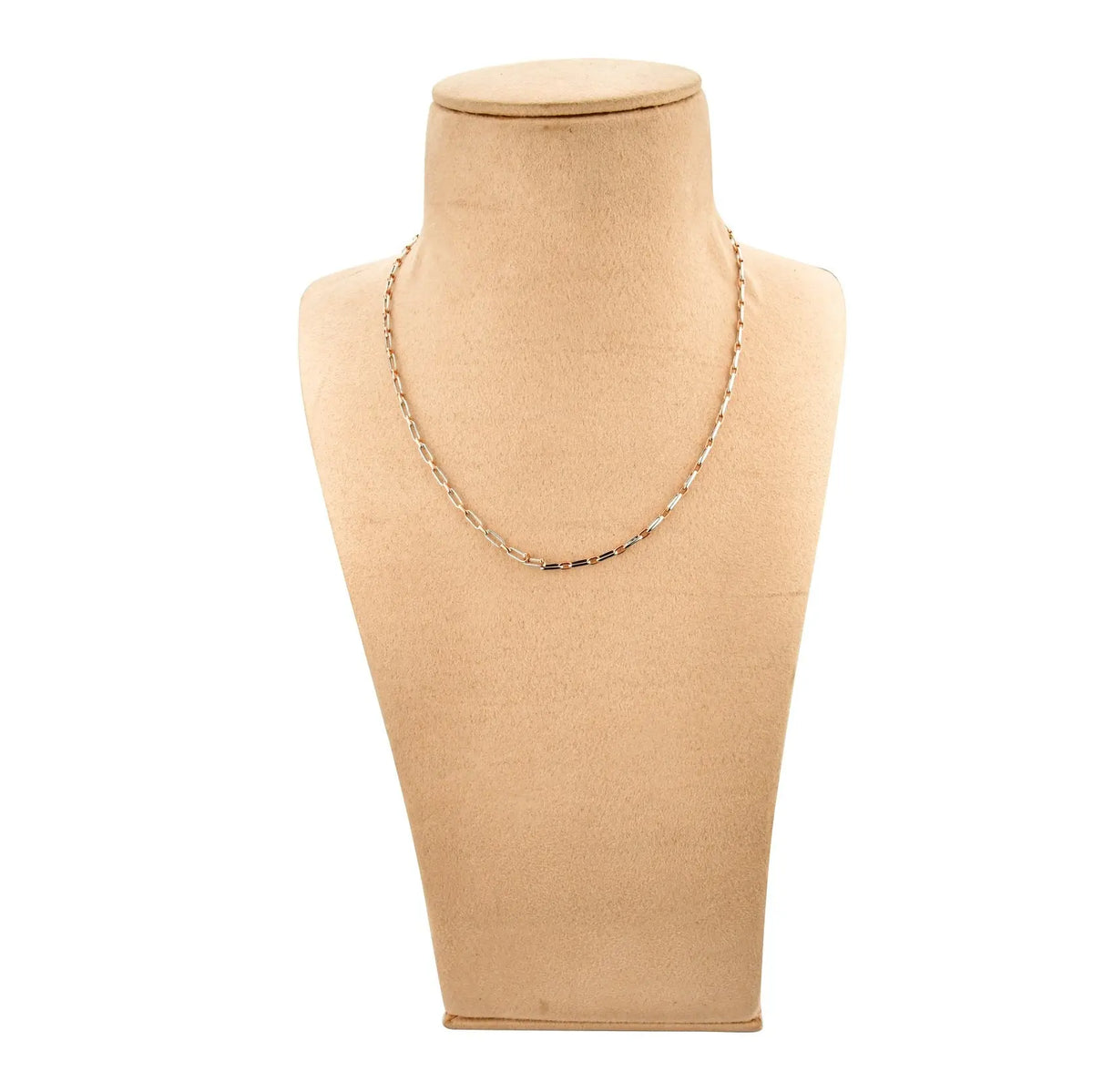 Simple Platinum with Rose Gold Chain JL PT CH 821 – Jewelove.US