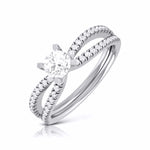 Load image into Gallery viewer, 1-Carat Lab Grown Platinum Solitaire Engagement Ring with Split Shank JL PT LG G R-22-B
