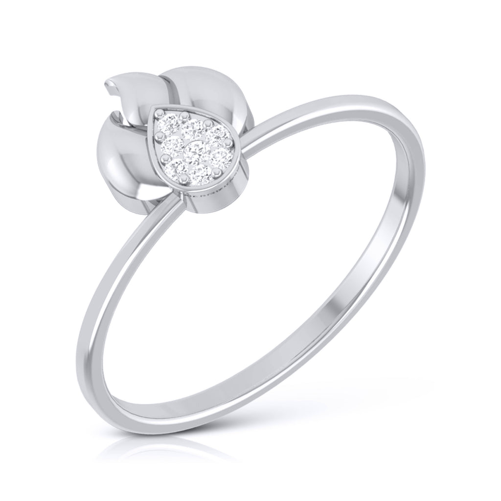 Platinum Diamond Ring for Women JL PT LR 62   Jewelove.US