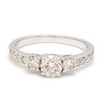Load image into Gallery viewer, 0.50 cts. Platinum Solitaire Engagement Ring with Diamond Accents JL PT 327-A  VS-J Jewelove
