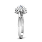 Load image into Gallery viewer, 70-Pointer Lab Grown Solitaire Platinum Double Halo Diamond Engagement Ring JL PT LG G 6603-A
