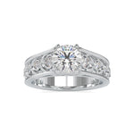 Load image into Gallery viewer, 1-Carat Solitaire Diamond Shank Engagement Ring JL PT 0049-C   Jewelove
