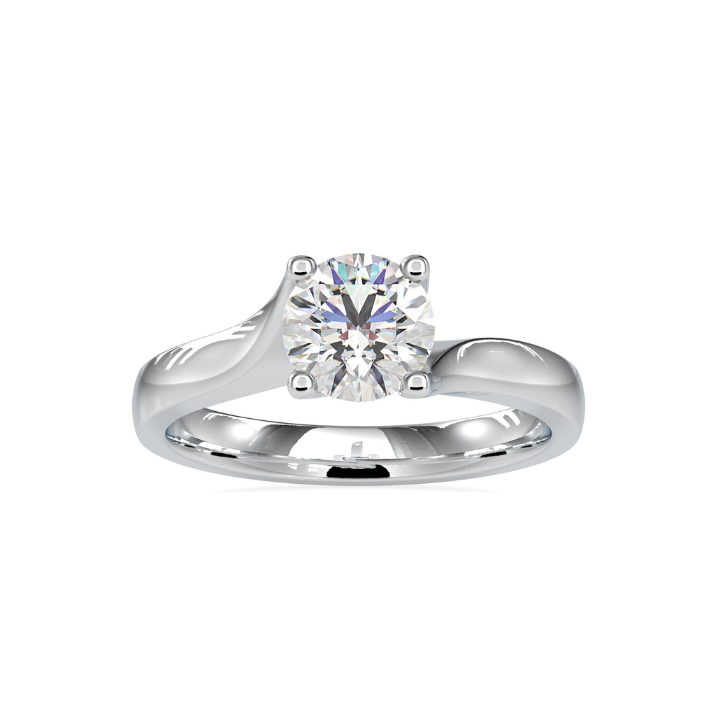70-Pointer Solitaire Engagement Ring JL PT 0051-B   Jewelove