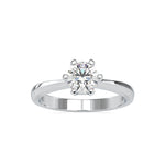 Load image into Gallery viewer, 0.50cts. Solitaire 6 Prong Platinum Engagement Ring JL PT 0064   Jewelove.US
