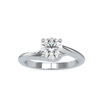 Load image into Gallery viewer, 70-Pointer Lab Grown Solitaire Platinum Engagement Ring JL PT LG G 0072-A
