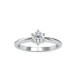 Load image into Gallery viewer, 50-Pointer Lab Grown Solitaire Platinum Engagement Ring JL PT LG G 0078
