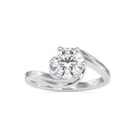 Load image into Gallery viewer, 50-Pointer Lab Grown Solitaire Platinum Engagement Ring JL PT LG G 0126
