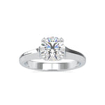 Load image into Gallery viewer, 50-Pointer Lab Grown Solitaire Platinum Engagement Ring JL PT LG G 0133
