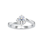Load image into Gallery viewer, 50-Pointer Lab Grown Solitaire Platinum Engagement Ring JL PT LG G 0140
