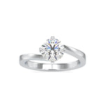 Load image into Gallery viewer, 50-Pointer Solitaire Platinum Engagement Ring JL PT 0140-A   Jewelove.US
