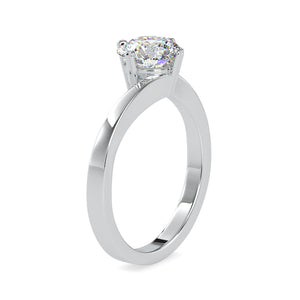 70-Pointer Solitaire Platinum Engagement Ring JL PT 0140-B   Jewelove.US