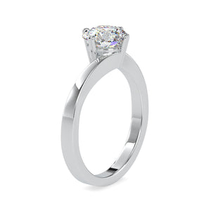 50-Pointer Solitaire Platinum Engagement Ring JL PT 0140-A   Jewelove.US