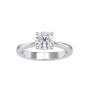 70-Pointer Solitaire Platinum Engagement Ring JL PT 0142-B   Jewelove.US