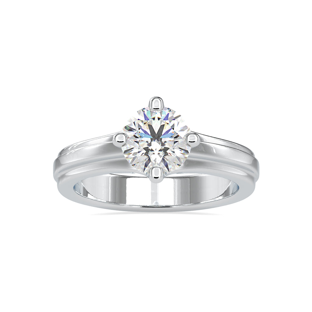 1-Carat Solitaire Platinum Engagement Ring JL PT 0145-C   Jewelove.US