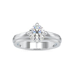 Load image into Gallery viewer, 1-Carat Solitaire Platinum Engagement Ring JL PT 0145-C   Jewelove.US
