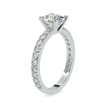 Load image into Gallery viewer, 70-Pointer Solitaire Diamond Shank Platinum Ring JL PT 0154-B   Jewelove.US

