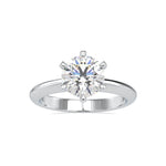 Load image into Gallery viewer, 70-Pointer Lab Grown Solitaire Platinum Engagement Ring JL PT LG G 0174-A
