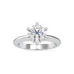 Load image into Gallery viewer, 50-Pointer Lab Grown Solitaire Platinum Engagement Ring JL PT LG G 0174

