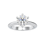 Load image into Gallery viewer, 1-Carat Lab Grown Solitaire Platinum Engagement Ring JL PT LG 0174-B
