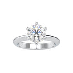 Load image into Gallery viewer, 2-Carat Lab Grown Solitaire Platinum Engagement Ring JL PT LG 0174-D
