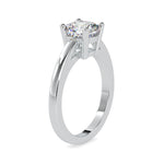 Load image into Gallery viewer, 70-Pointer Cushion Cut Solitaire Platinum Ring JL PT 0175-B   Jewelove.US
