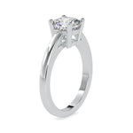 Load image into Gallery viewer, 50-Pointer Cushion Cut Solitaire Platinum Ring JL PT 0175-A   Jewelove.US
