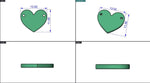 Load image into Gallery viewer, Custom Platinum Heart Pendant with Engraving Chain
