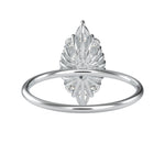 Load image into Gallery viewer, 70-Pointer Oval Cut Solitaire with Pear &amp; Brilliant Round Cut Diamond Designer Platinum Ring JL PT 0665-B   Jewelove.US
