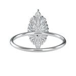 Load image into Gallery viewer, 50-Pointer Oval Cut Solitaire with Pear &amp; Brilliant Round Cut Diamond Designer Platinum Ring JL PT 0665-A   Jewelove.US
