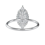 Load image into Gallery viewer, 70-Pointer Oval Cut Solitaire with Pear &amp; Brilliant Round Cut Diamond Designer Platinum Ring JL PT 0665-B   Jewelove.US
