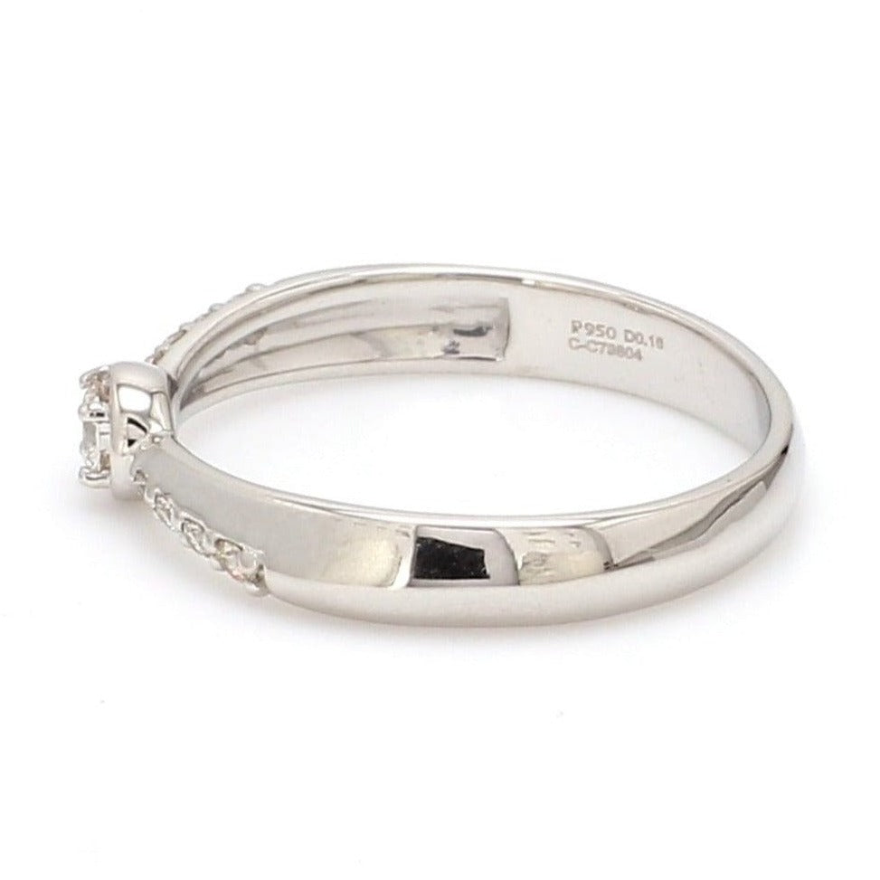 Designer Platinum Diamond Couple Rings JL PT 915