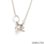 Load image into Gallery viewer, Designer Platinum Locking Pendant &amp; Chain for Men JL PT CH 1418
