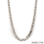 Load image into Gallery viewer, Men of Platinum | 4.25mm Designer Platinum Chain for Men JL PT CH 1330-A
