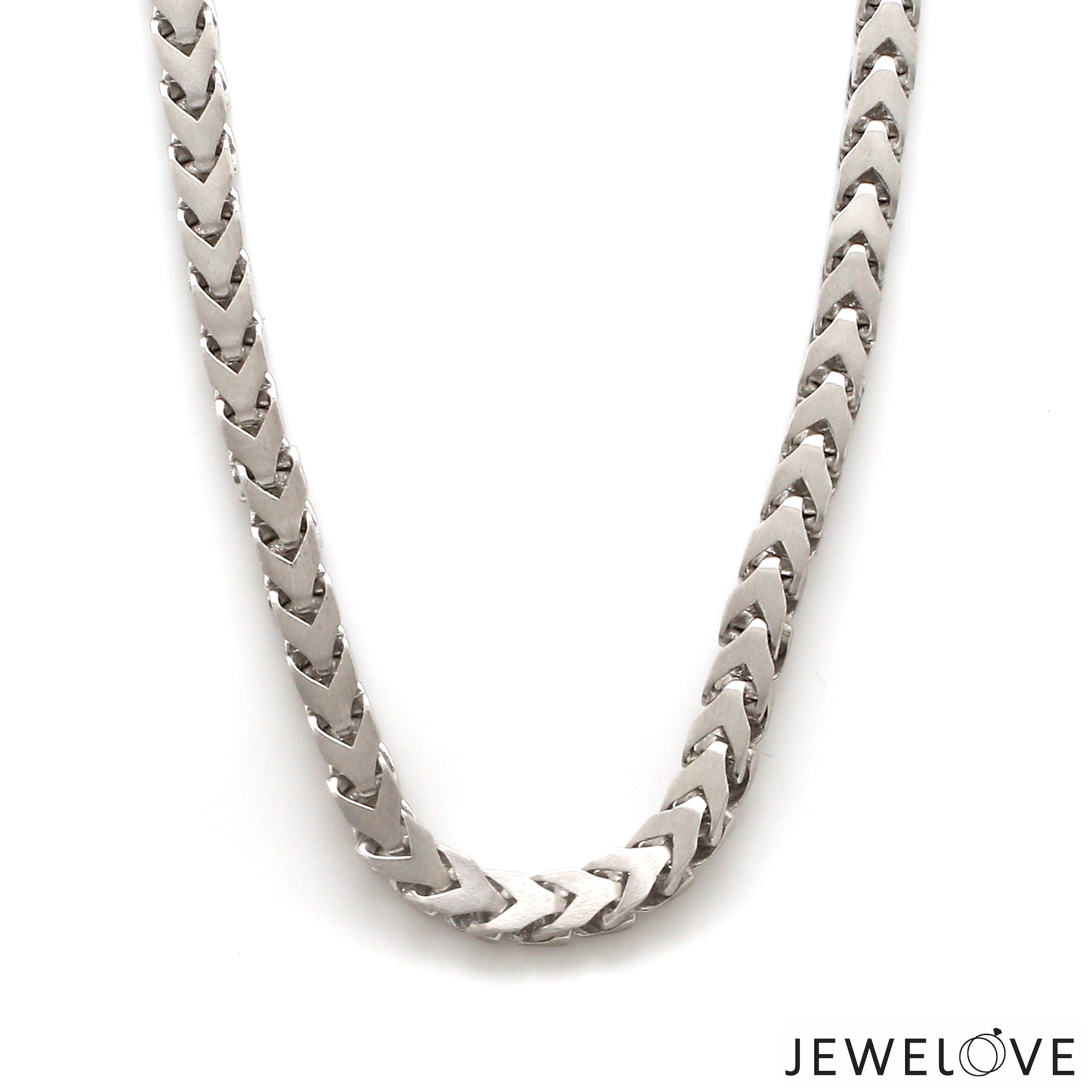 5.5mm Platinum Chain with Matte Finish for Men JL PT CH 1235-A