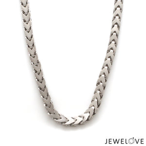 5.5mm Platinum Chain with Matte Finish for Men JL PT CH 1235-A