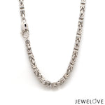 Load image into Gallery viewer, Men of Platinum | 4.25mm Designer Platinum Chain for Men JL PT CH 1330-A
