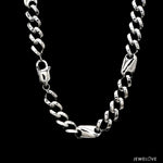 Load image into Gallery viewer, 8mm Platinum Plain Chain for Men JL PT CH 1323-A
