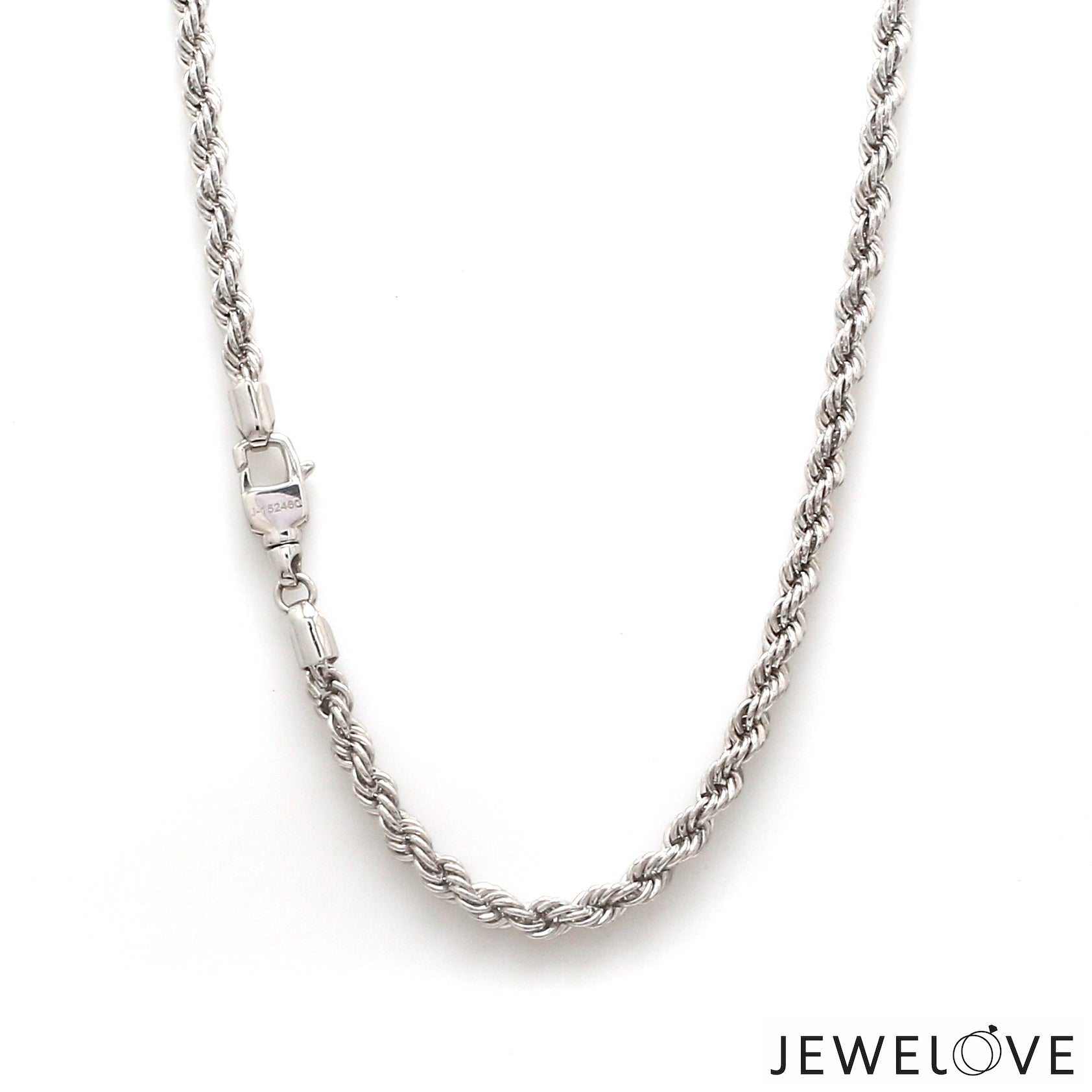 Men of Platinum | 3.75mm Platinum Rope Chain for Men JL PT CH 903-C