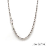 Load image into Gallery viewer, Men of Platinum | 3.75mm Platinum Rope Chain for Men JL PT CH 903-C
