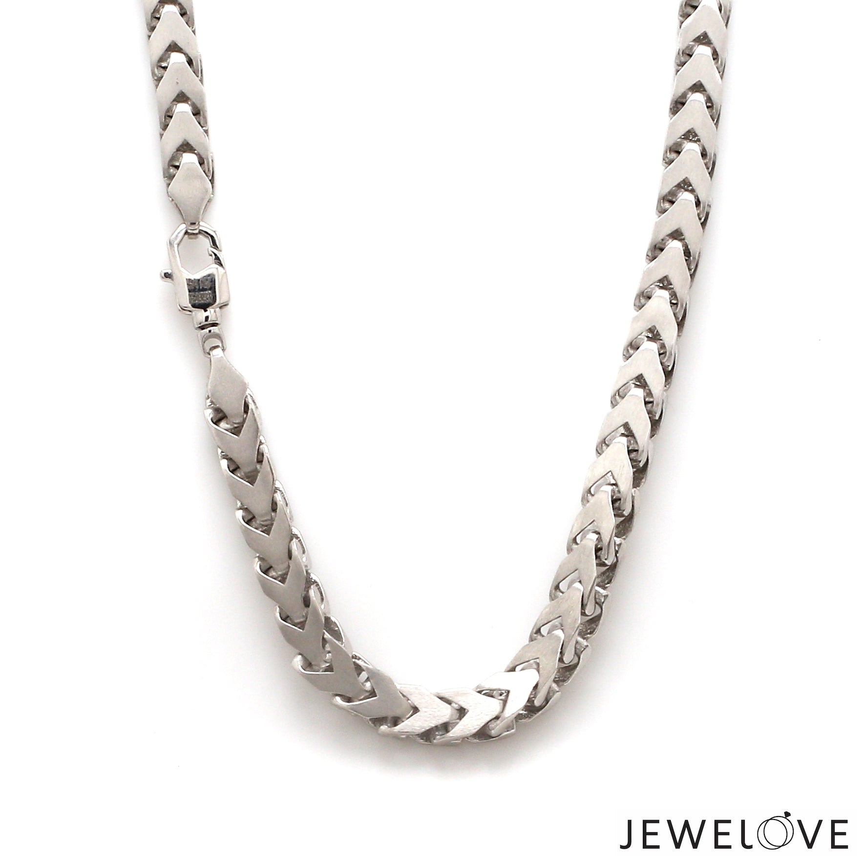 5.5mm Platinum Chain with Matte Finish for Men JL PT CH 1235-A