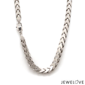 5.5mm Platinum Chain with Matte Finish for Men JL PT CH 1235-A