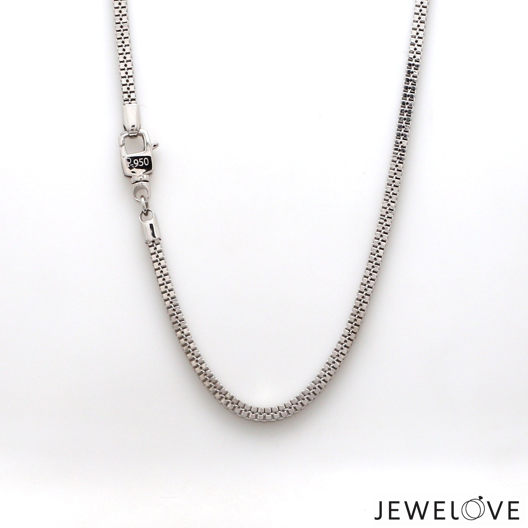 Platinum Double Box Chain for Men JL PT CH 1194