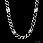 Load image into Gallery viewer, 8mm Platinum Plain Chain for Men JL PT CH 1323-A
