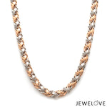Load image into Gallery viewer, Men of Platinum | 5.5mm Platinum Rose Gold Heavy Chain for Men JL PT CH 1367
