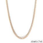 Load image into Gallery viewer, Japanese 4 Line Platinum Rose Gold Fantasy Light Weight Adjustable Chain for Women JL PT CH 1369
